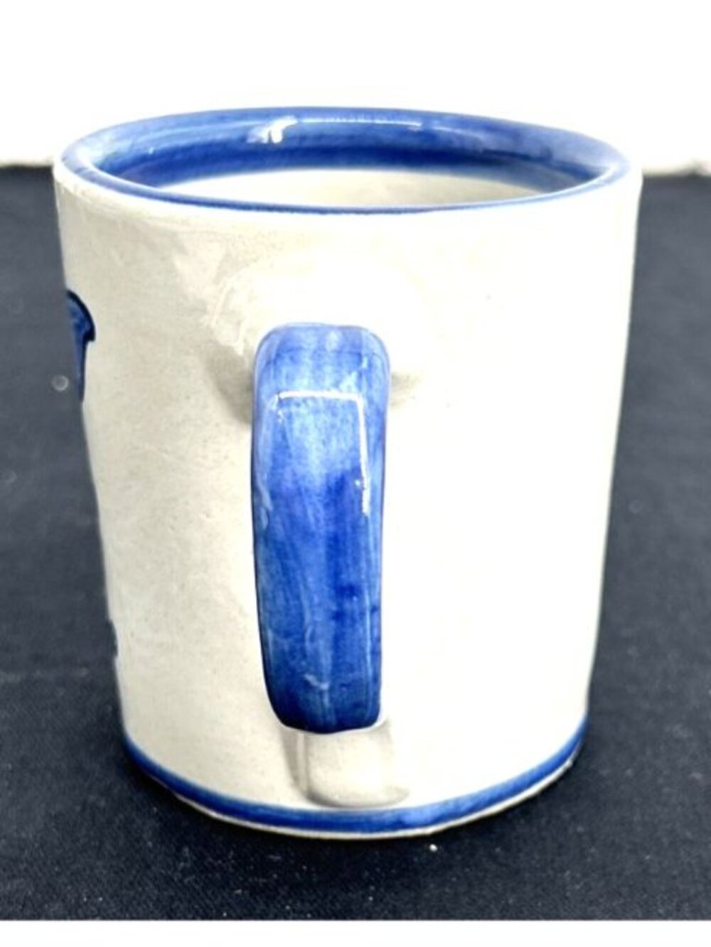 Louisville Stoneware Baseball Child’s Tea Cup Pottery 3.25" - Picture 2 of 7